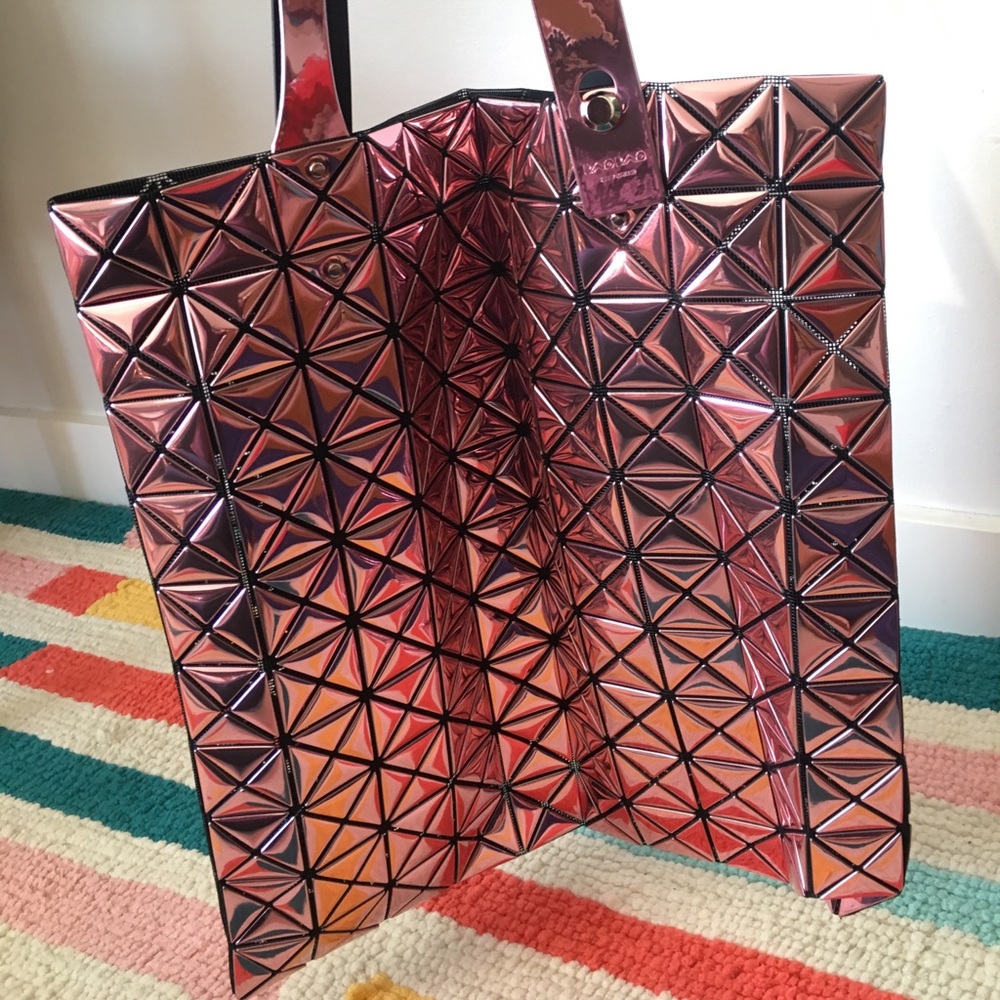Bao Bao Issey Miyake Platinum large tote